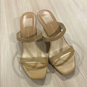 Dolce Vita Beige Heeled Sandals